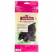 Bio Hühnerherzen 100g Hund Snack Terra-Pura